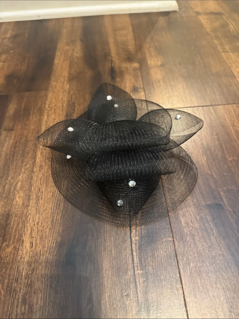 Costume Purple Tulle Skirt with Hat Headband Heart Glasses and Pearl Necklace